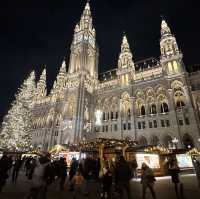 Viennese Christmas wonderland at city hall sq