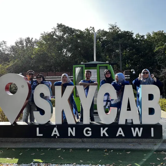 Magnificient view of Langkawi from the top