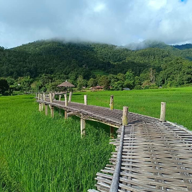 📍แวะเที่ยวสะพานบุญโขกู้สุ่ย หมู่บ้านแพมบก ปาย
