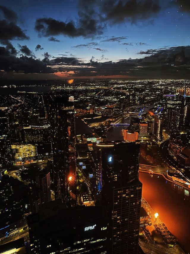 [墨爾本] 市區百萬夜景 尤里卡大樓第88層樓觀景台一覽墨爾本-SkyDeck 88