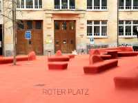 จตุรัสสีแดง ศิลปะกลางแจ้งของเมือง St.Gallen