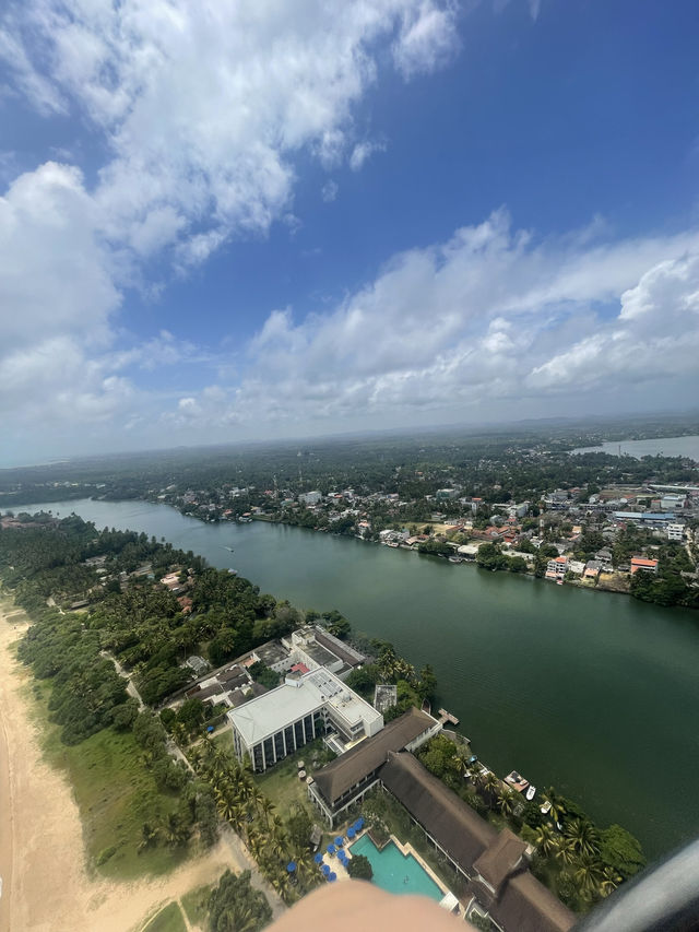 Above the Sri Lankan clouds