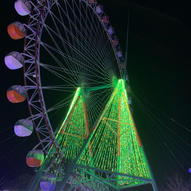 😍相模湖森林遊樂園-多啦A夢燈光秀