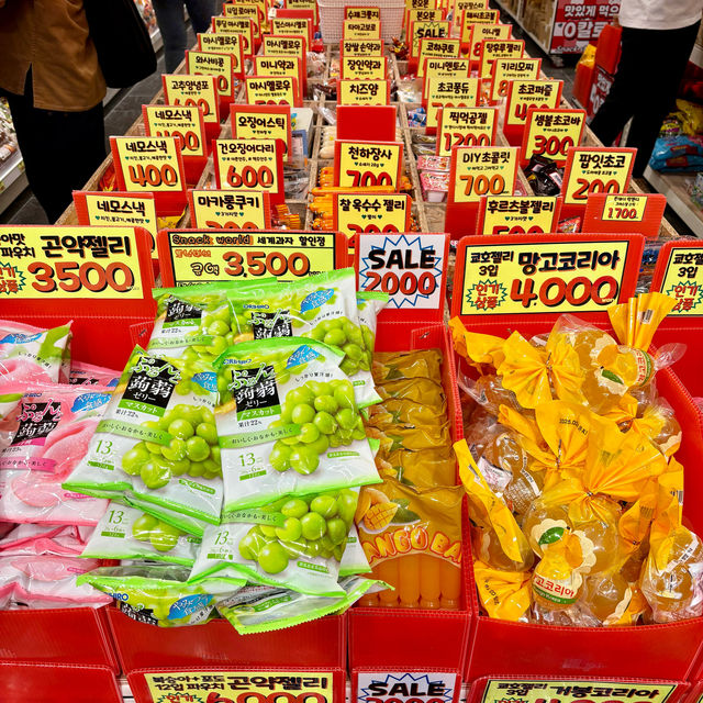 【釜山・南浦洞】駄菓子が買えるお菓子のお土産に「美味しく食べたら0'kcal」