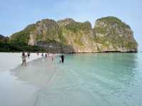 Emerald waters at this beach