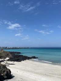 제주도 뽕따 아이스크림 바다색깔 함덕해변🩵