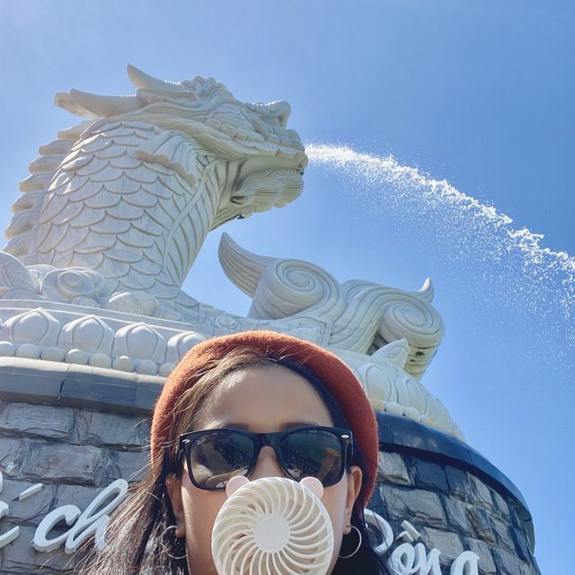 Dragon Carp Statue 