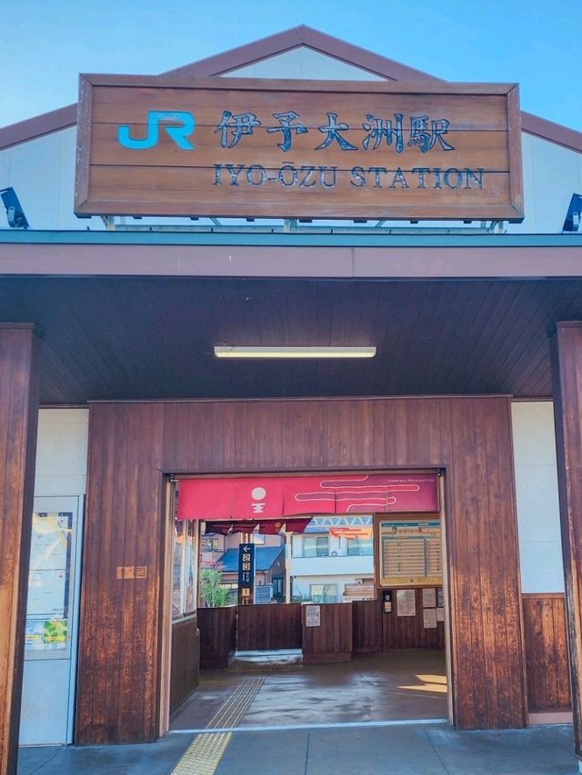 스즈메가 스쳐지나간 마쓰야마 근교에 위치한 < 오즈 성 >
