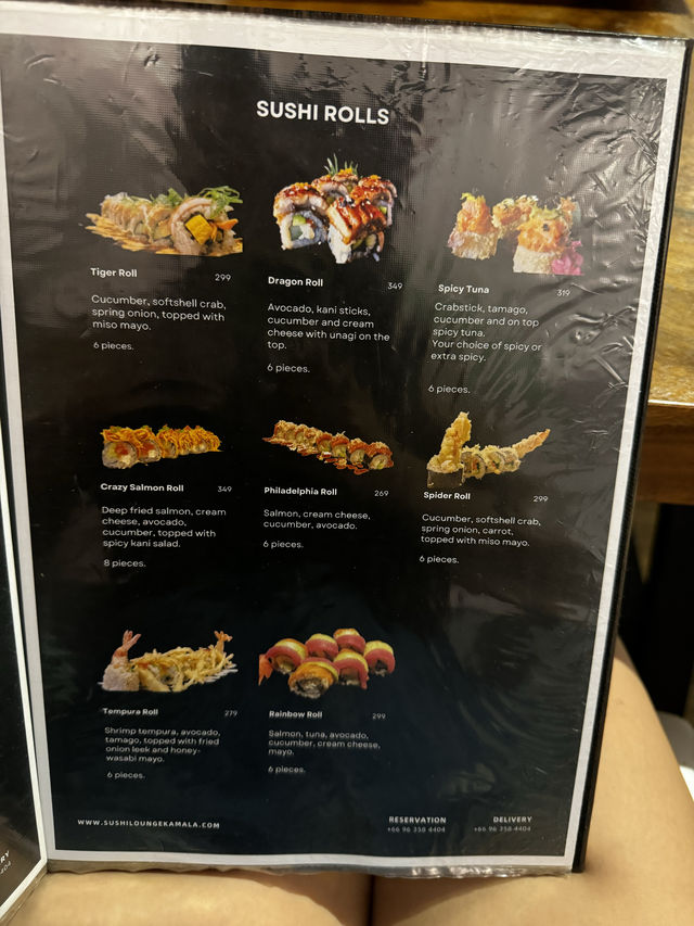 タイ🇹🇭プーケット　🍸barと寿司ラウンジ🍣