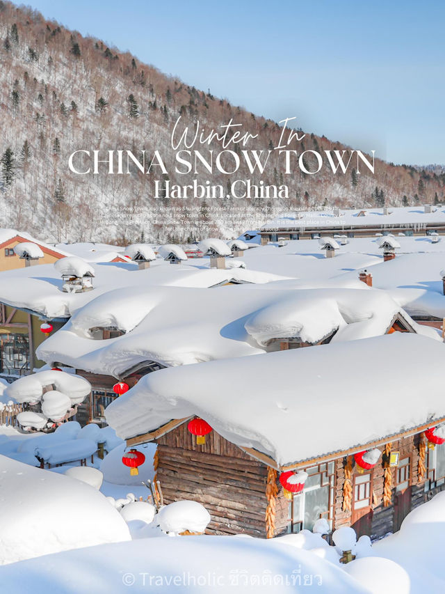 ตะลุยหมู่บ้านหิมะ China Snow Town ฮาร์บิน
