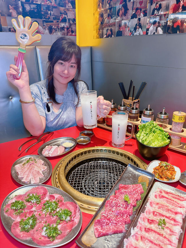 「深圳海岸城西區負一層乾杯燒肉居酒屋，送肉肉蛋糕！」