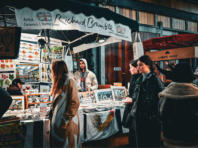 Borough Market During Christmas