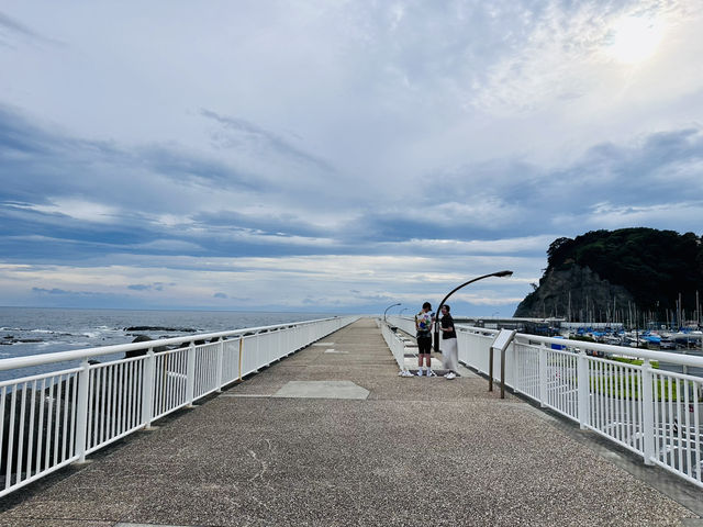 🇯🇵東京近郊鎌倉一日遊🌊 看到富士山的漂亮海岸