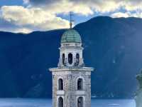 Stroll along the promenade of Lake Lugano in Switzerland