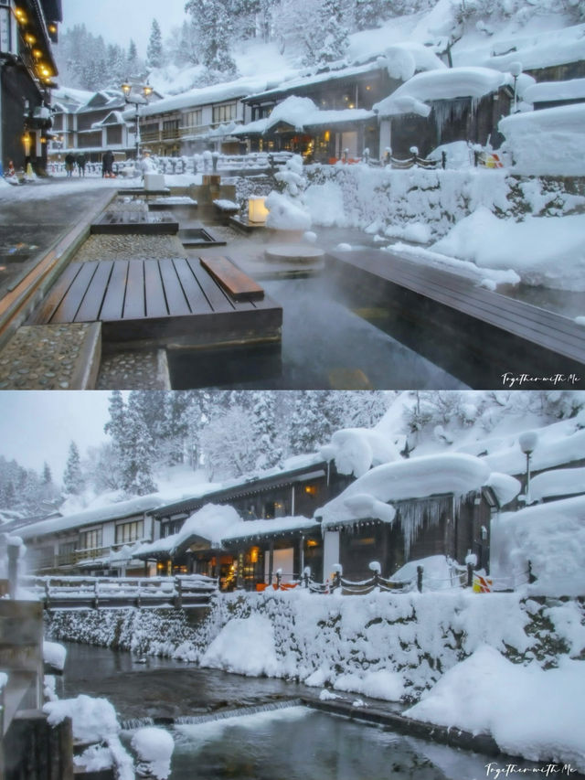 Ginzan Onsen in Winter~❄️🌨️🇯🇵✨