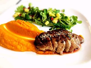 Delicious European Restaurant Mjam in the Fairytale Town of Szentendre, Hungary