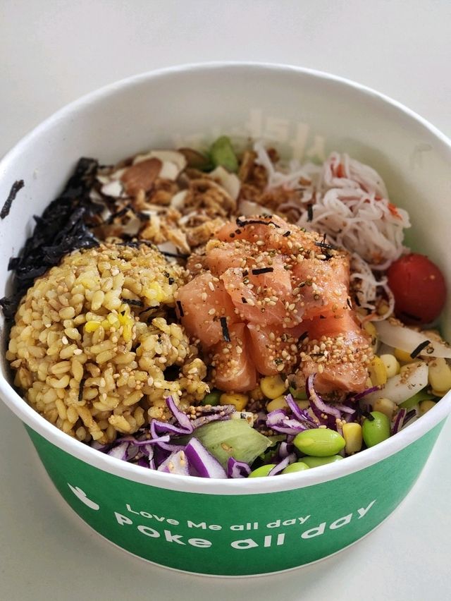 🧡군포에서 라이트한 한끼 데이트 할 수있는 "Poke all day 포케&샐러드 산본점"🧡