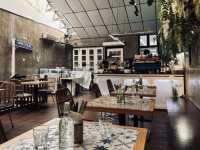 Step into a cafe of local Nanyang tropical vibe
