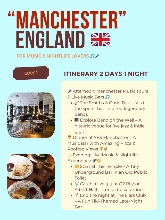Manchester 2 days itinerary 🎤