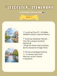 Leicester itinerary 