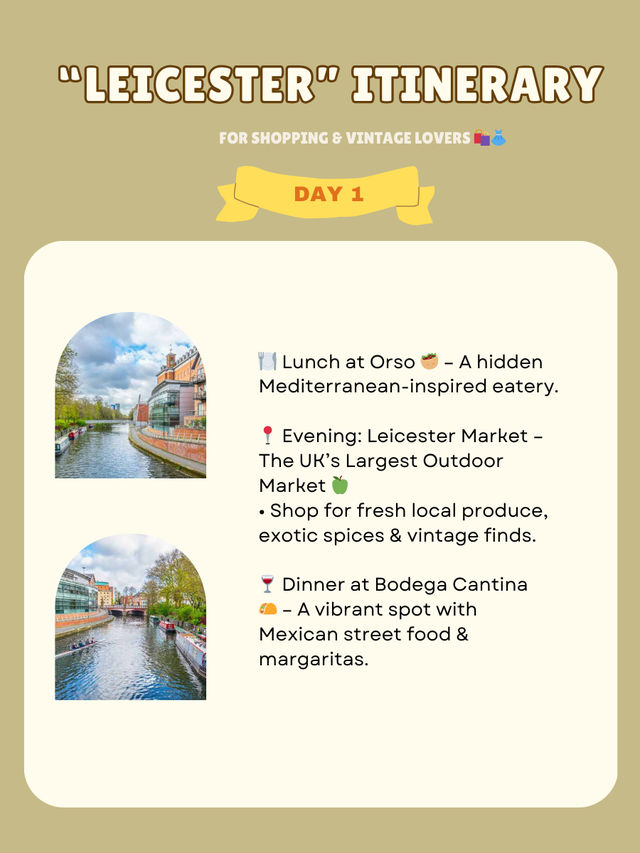 Leicester itinerary 