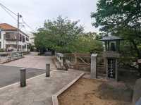 【千葉】船橋駅から船橋中央市場に続く道にある橋と像