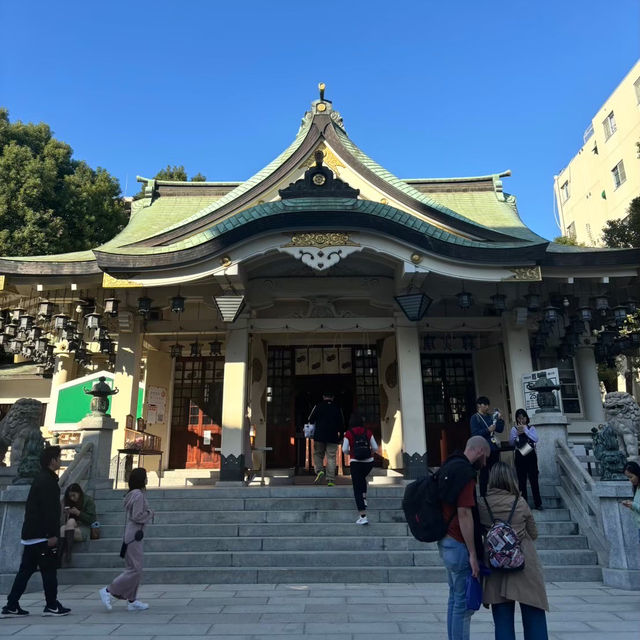 🇯🇵【大阪】難波八阪神社⛩️大迫力の獅子殿！(^^)