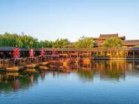 Millennium City Park in Kaifeng City, central