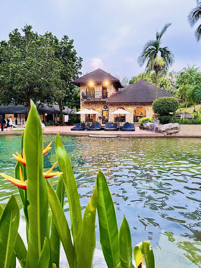 Serene Garden Retreat with Luxurious Touches at Cyberview Resort & Spa