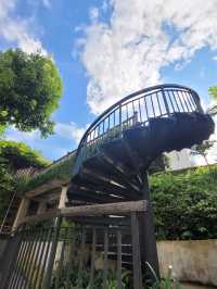 Skyscraper and Greenery views in Ann Siang Hill Park