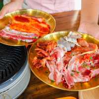 ปิ้งย่างเกาหลีที่มมส.🥓✨