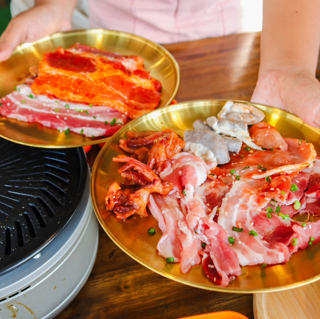 ปิ้งย่างเกาหลีที่มมส.🥓✨