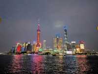 the bund by day and night 