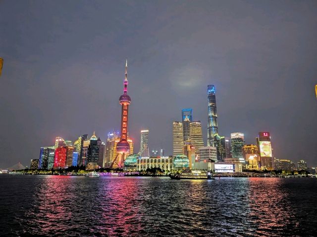 the bund by day and night 