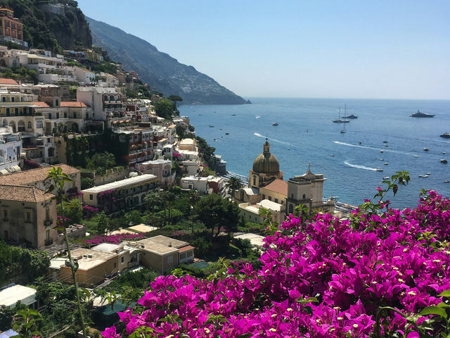 Springtime Coastline Drive in the Amalfi Coast