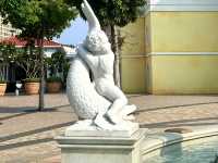 Pose Like a Roman at the Fountain of Sunset Town