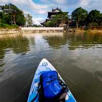 Glide & Gaze: Paddleboarding Bliss at Haizhu Lake Park 🏄‍♂️🌇