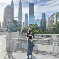 Colourful Saloma Link Bridge 