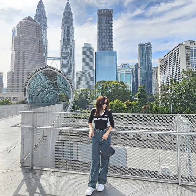 Colourful Saloma Link Bridge 