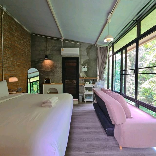 ที่พักแบบใกล้ชิดธรรมชาติ ติดลำธาร แม่ลาย เชียงใหม่