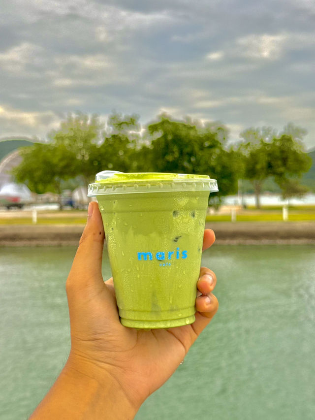  Maris Cafe คาเฟ่ริมทะเลสัตหีบ มู้ดดีมาก 🍰🍹