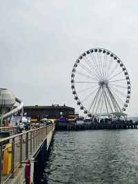 西雅圖城市的亮點❣️：Seattle Great Wheel