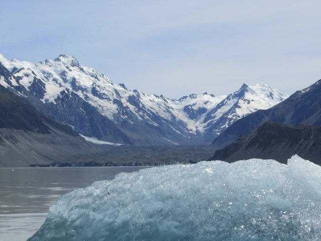 南島最高峰庫克山與塔斯曼冰川