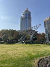 🌊 北外灘航海公園|最外灘天際線的散步視角