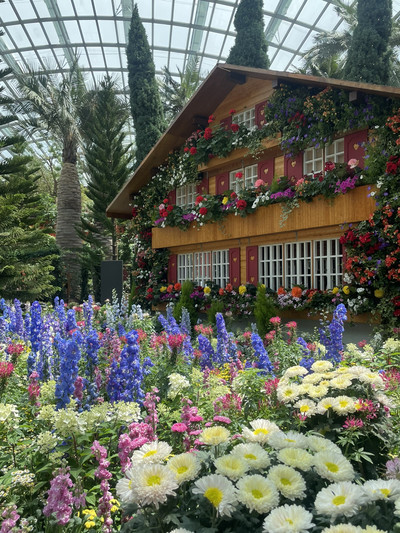 🌸世界最大級のガラス温室で花の世界を楽しむ | Trip.com シンガポール