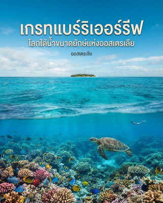 🐠 เกรทแบร์ริเออร์รีฟ โลกใต้ทะเลขนาดมหึมาของออสเตรเลีย ที่ไม่ได้มีดีแค่ “น้ำใสกับปะการังสวย” 🇦🇺🌊