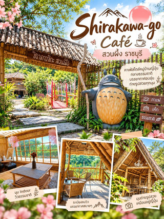 🇯🇵 Shirakawa-go Café สวนผึ้ง ราชบุรี