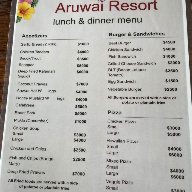 Experience a taste of Paradise at Aruwai 🇬🇾