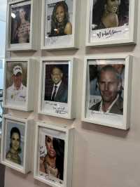 Wall of fame at the lounge 