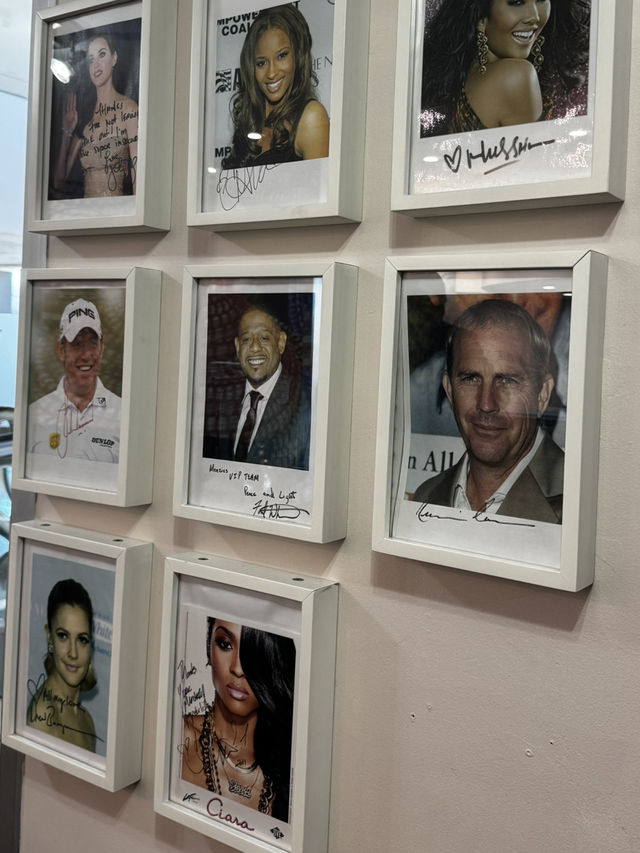 Wall of fame at the lounge 